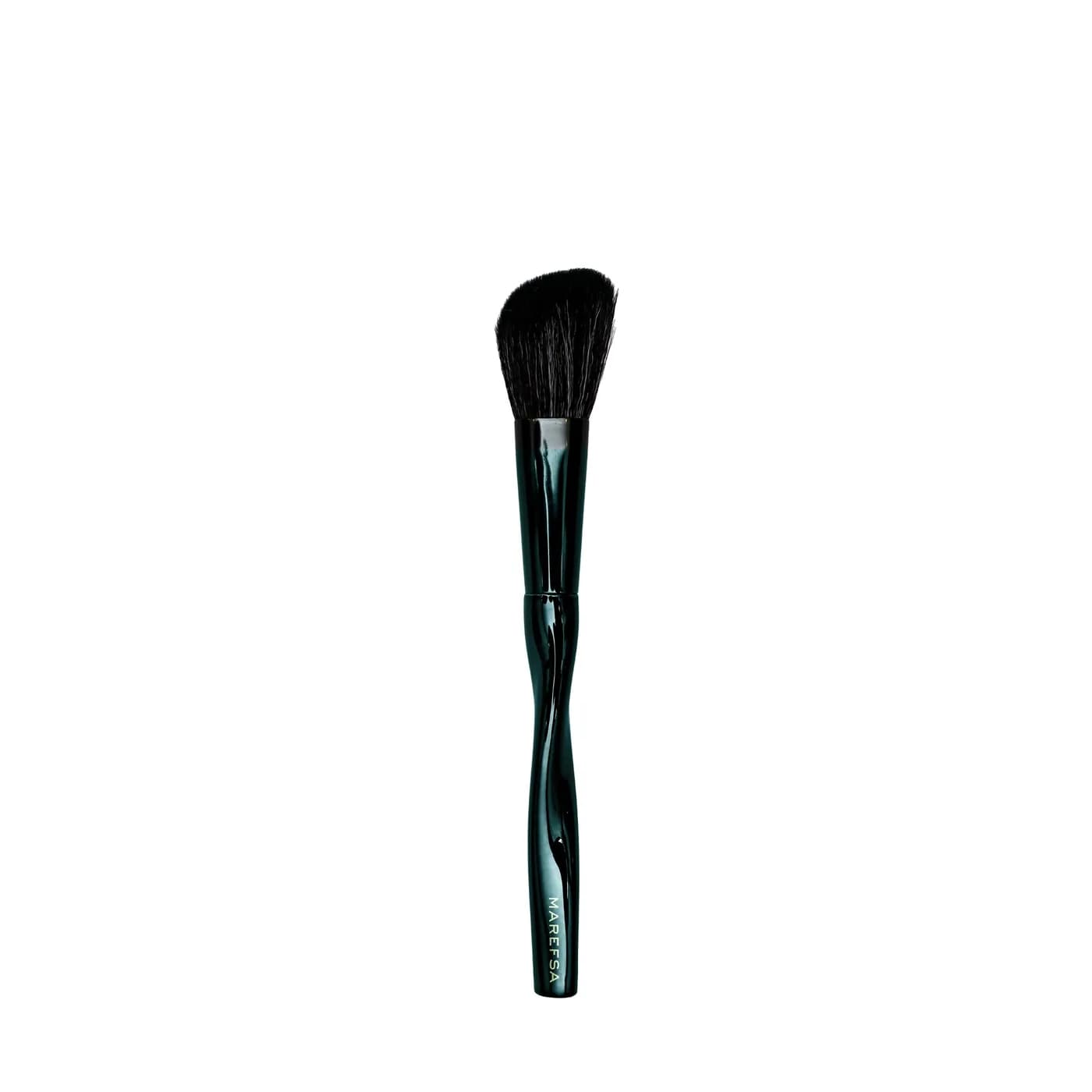 Angled blush brush